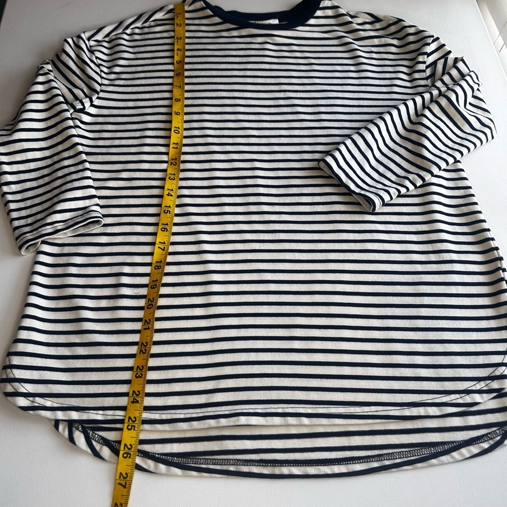 Tuckernuck Pomander Place Long Sleeved Crew Neck Striped Women’s Top Size Small - Picture 6 of 10